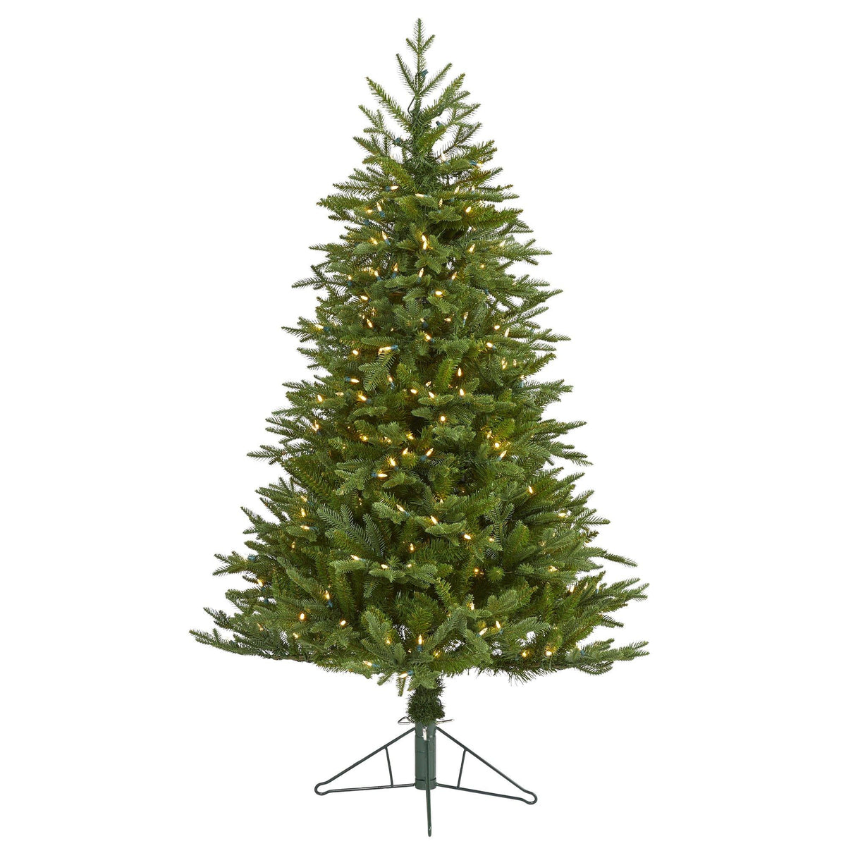 Cambridge Fir 5' Christmas tree with 300 clear warm LED lights and 570 bendable branches on Tampa Home & Garden Store