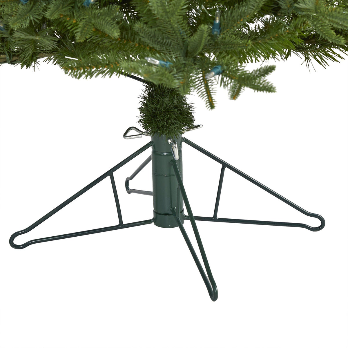 Nearly Natural 5' Cambridge Fir Christmas tree with bendable branches and LED lights on Tampa Home & Garden Store