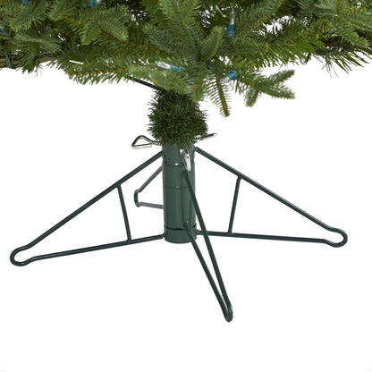 Nearly Natural 5' Cambridge Fir Christmas tree with bendable branches and LED lights on Tampa Home & Garden Store