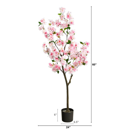 5’ Cherry Blossom Artificial Tree