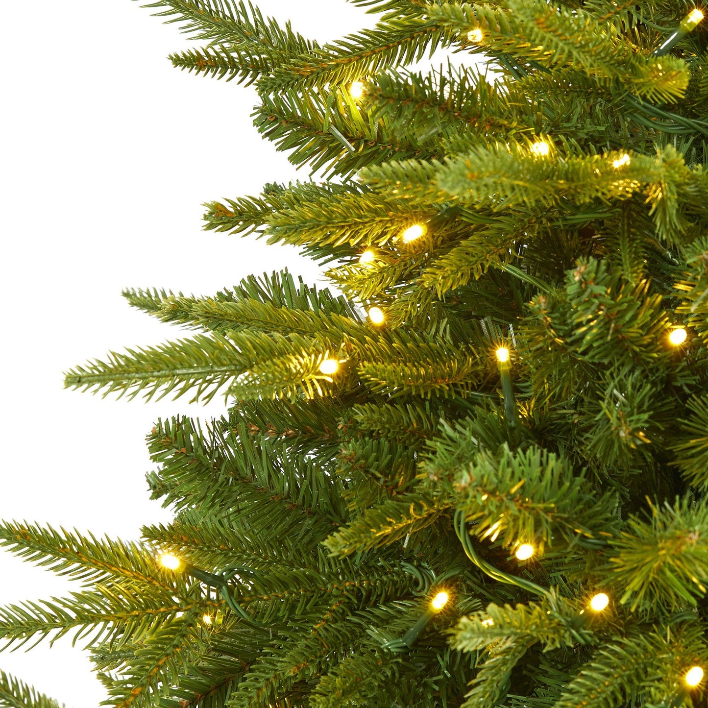 Natural Look Christmas Tree and Clear LED Lights