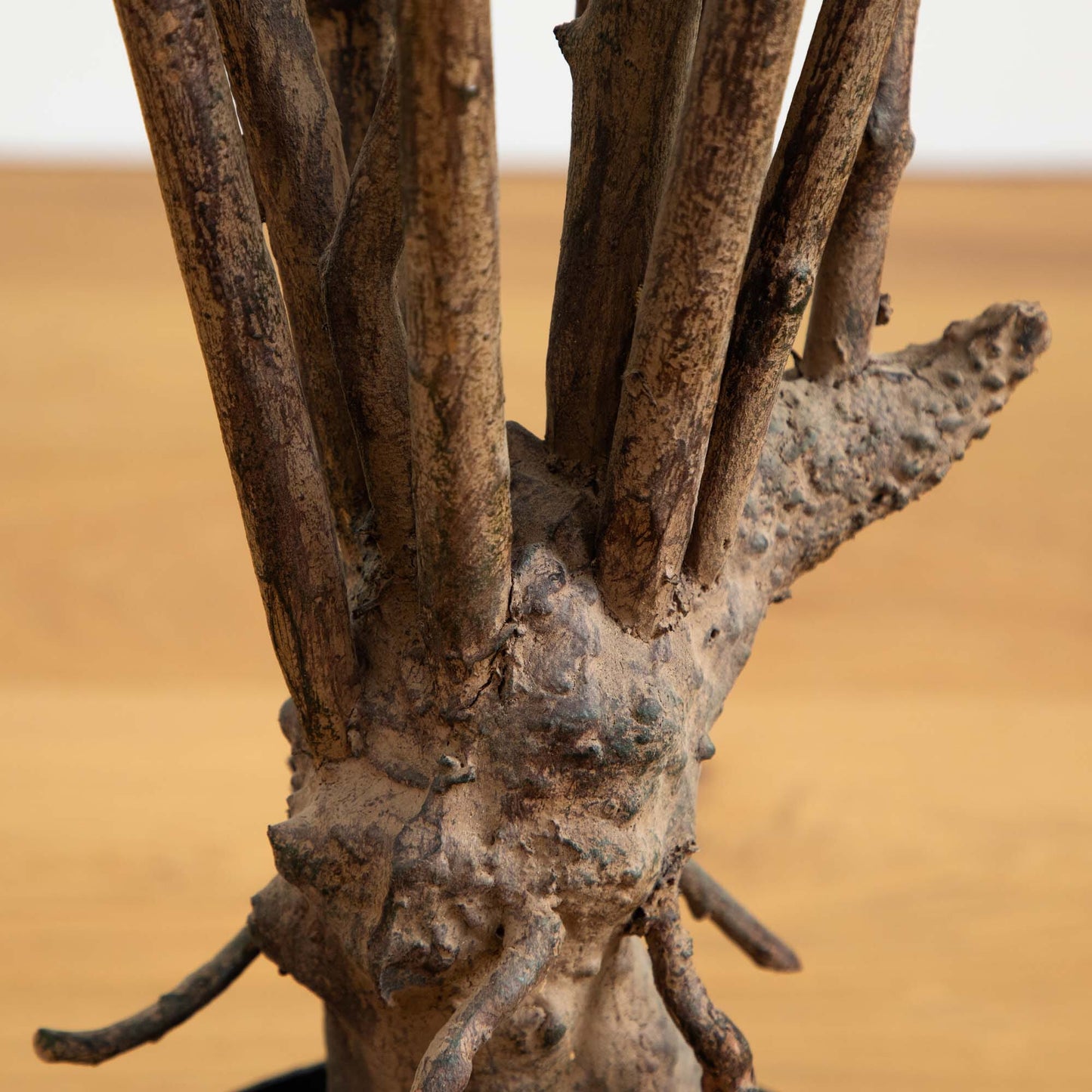 5 ft Dracaena Silk Tree trunk cluster with textured brown stems, artificial tree on Tampa Home & Garden Store