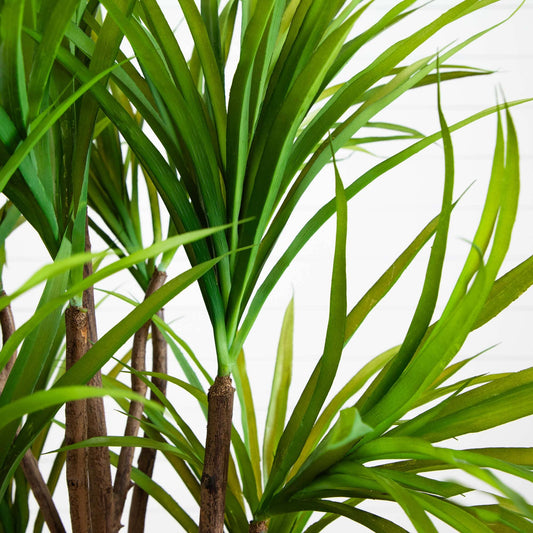 5’ Dracaena Silk Tree Nearly Natural with green strap leaves on Tampa Home & Garden Store on Tampa Home & Garden Store