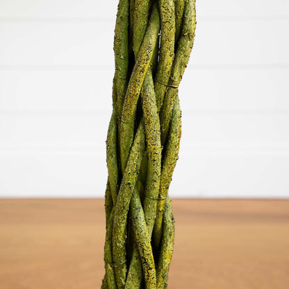 Nearly Natural 5' Ficus artificial tree with woven trunk UV resistant for indoor/outdoor use on Tampa Home & Garden Store