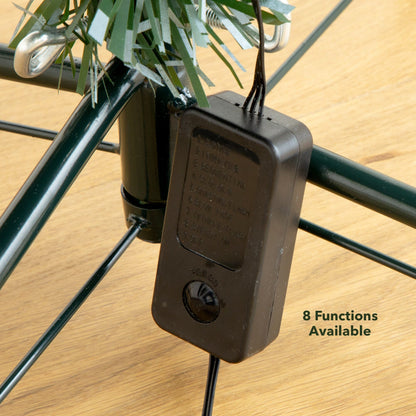 Flocked Pre Lit Christmas Tree and Led Lights