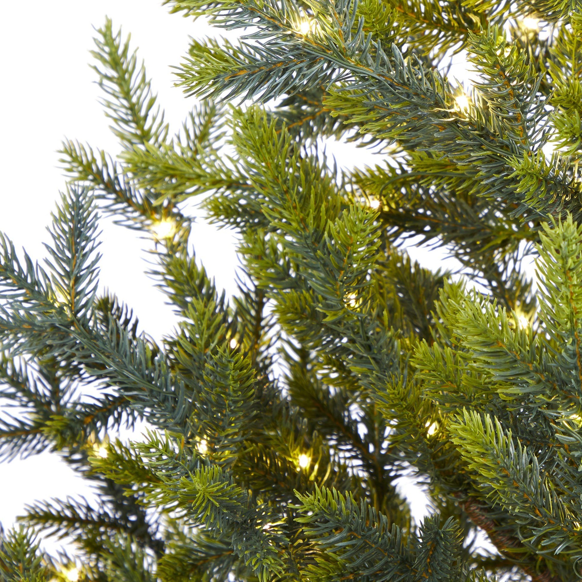 5 ft Fraser Fir artificial Christmas tree by Nearly Natural with 200 clear LED lights on Tampa Home & Garden Store