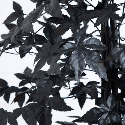 5ft artificial Halloween Black Maple Tree with natural trunk by Nearly Natural on Tampa Home & Garden Store