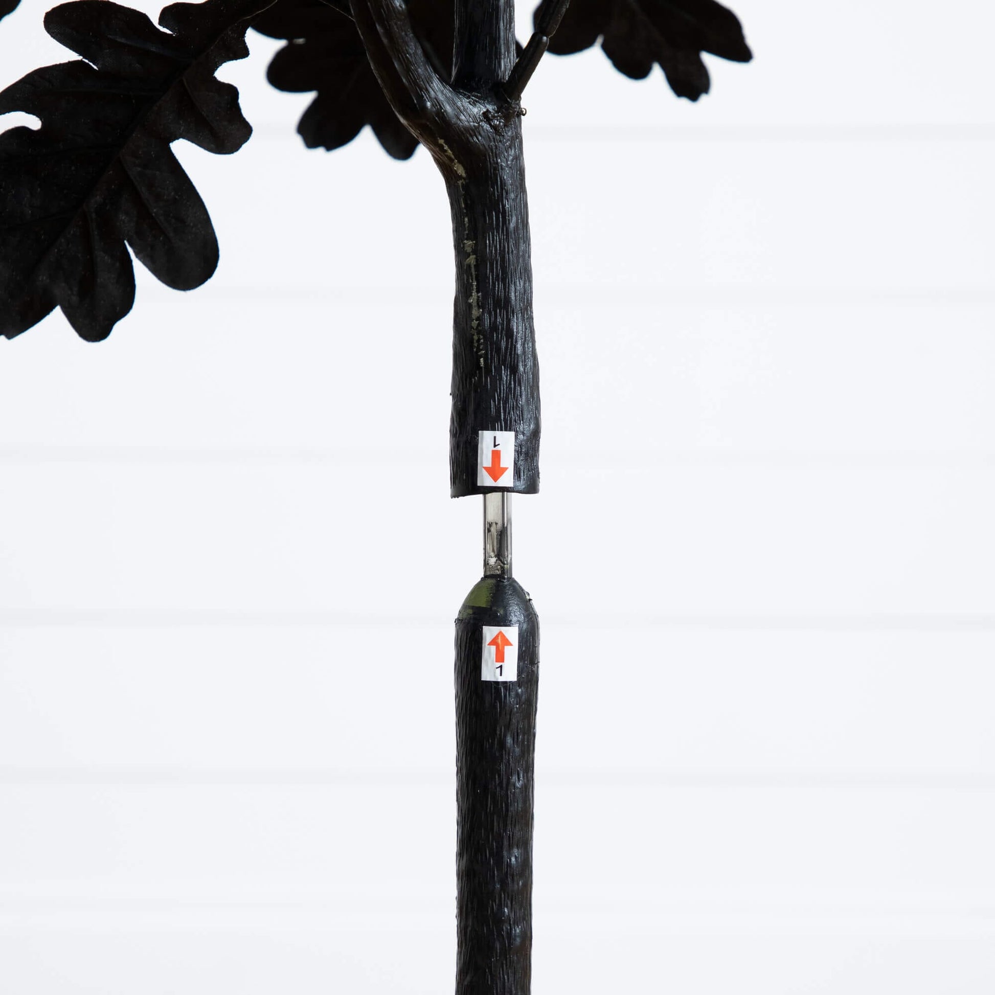 5' Artificial Halloween Black Oak Tree Nearly Natural with black trunk and dark leaves on Tampa Home & Garden Store