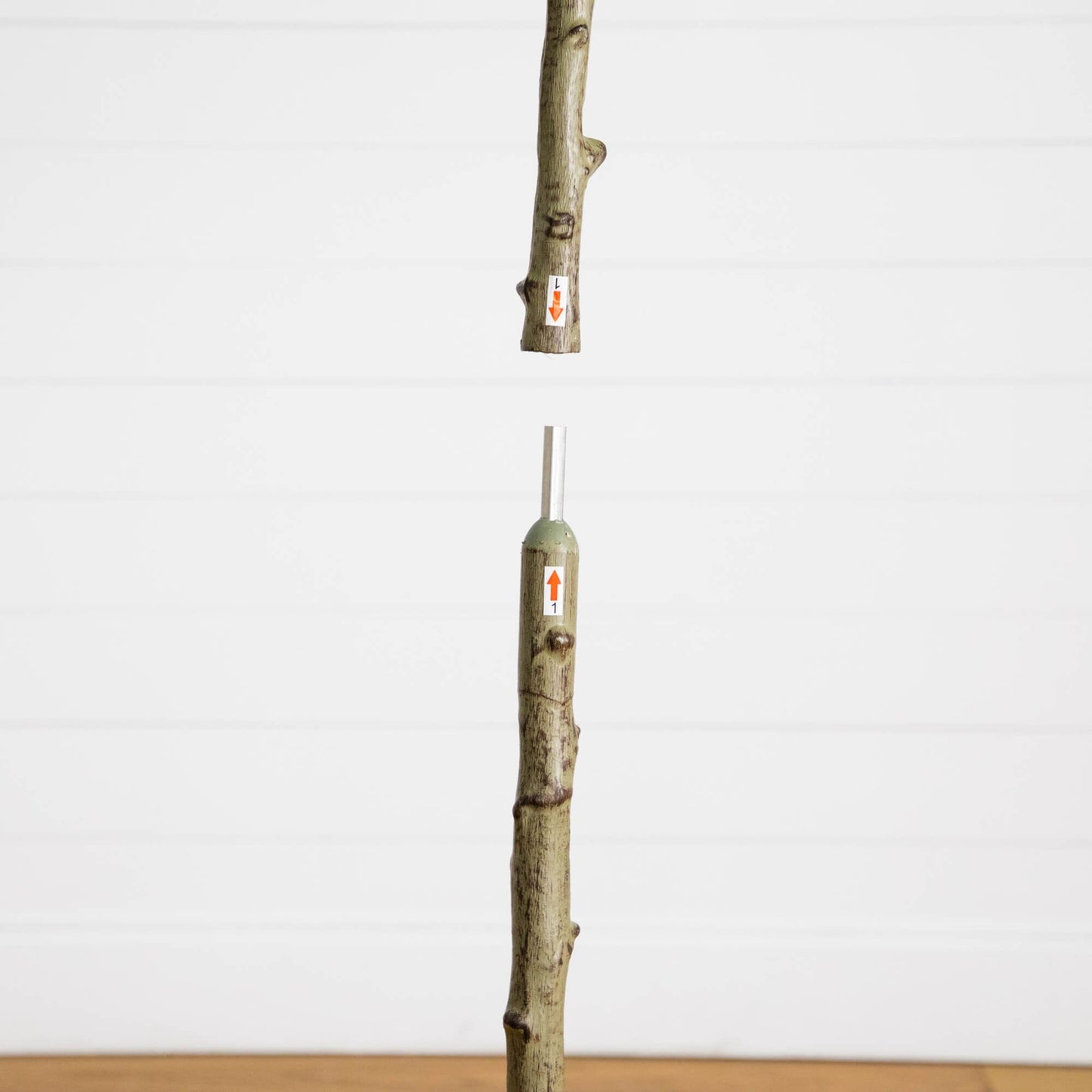 5' Artificial Petite Audrey Ficust Tree by Nearly Natural with a brown textured trunk on Tampa Home & Garden Store