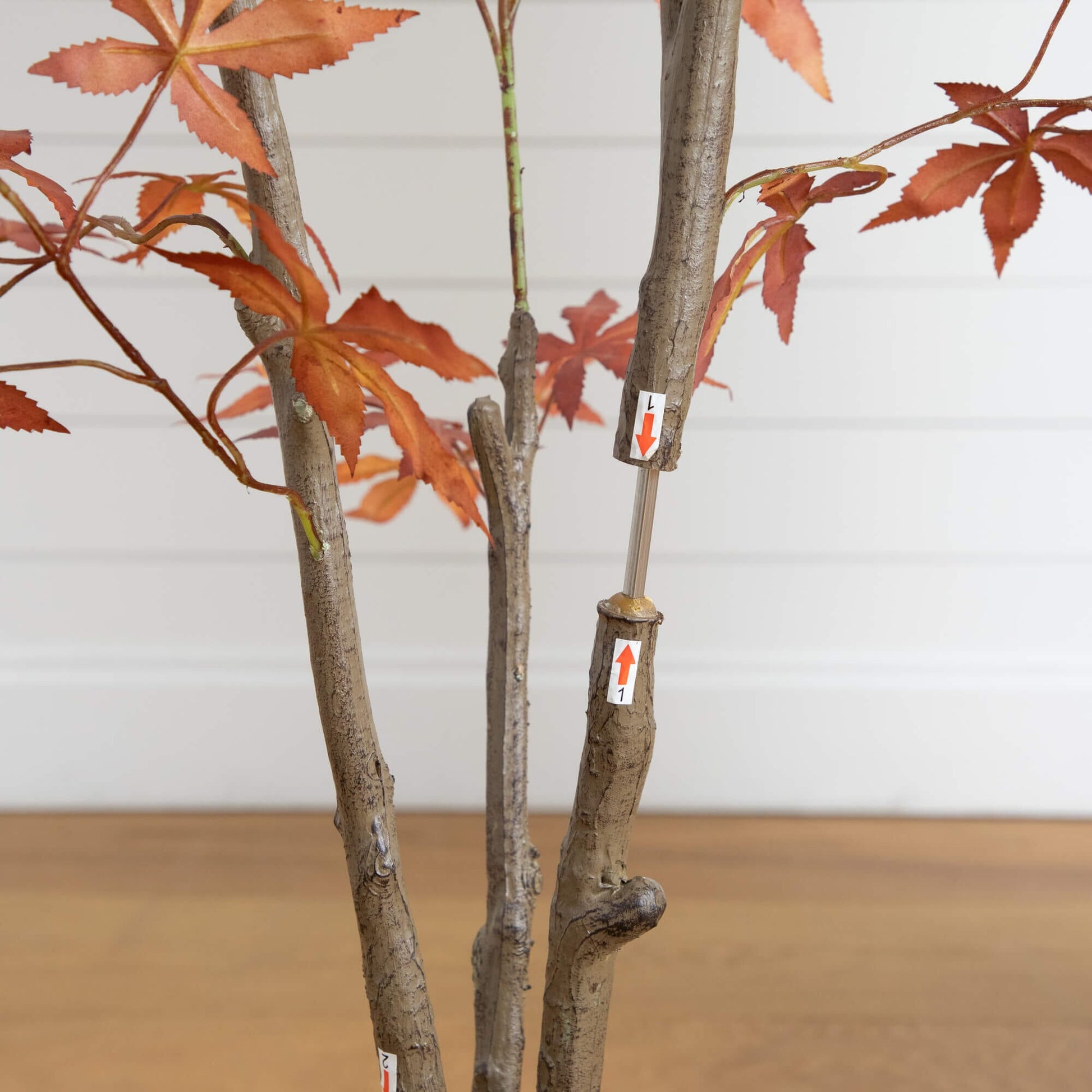 5' Autumn Japanese Maple artificial tree with orange leaves on multiple trunks Nearly Natural on Tampa Home & Garden Store
