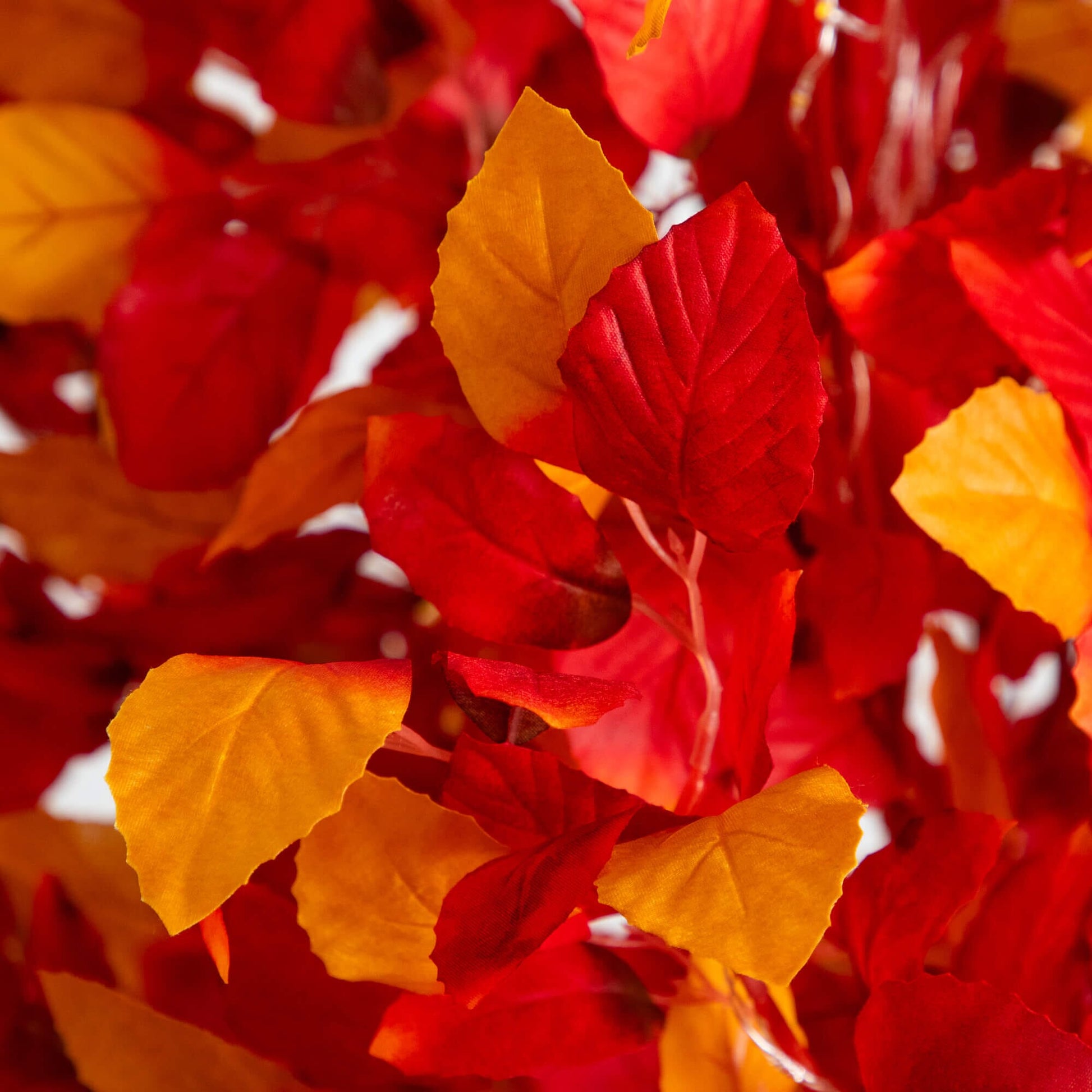 5' Pre-Lit Autumn Artificial Fall Tree with red orange yellow leaves by Nearly Natural on Tampa Home & Garden Store