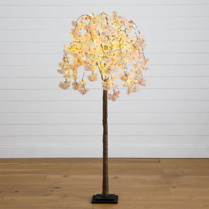 Artificial Lighted Cherry Blossom Tree And Lights