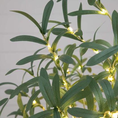 Artificial Olive Tree with 300 Warm LED Lights