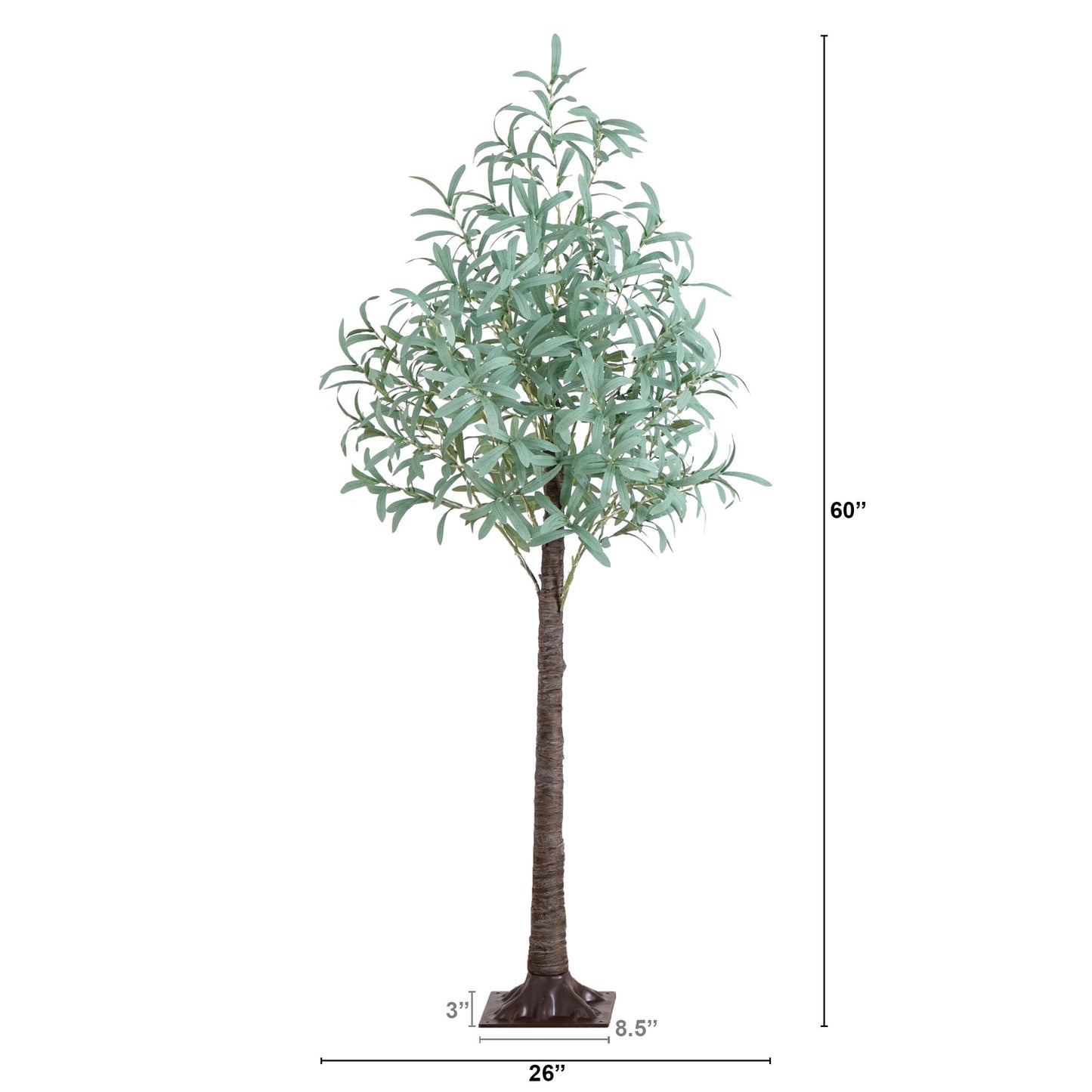 Artificial Olive Tree with 300 Warm LED Lights