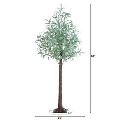 Artificial Olive Tree with 300 Warm LED Lights