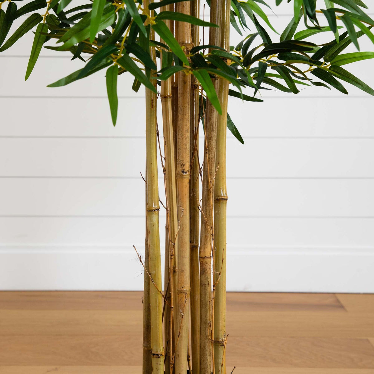 5' Multi Bambusa Bamboo Silk Tree, Nearly Natural, green bamboo stalks with slender leaves on Tampa Home & Garden Store