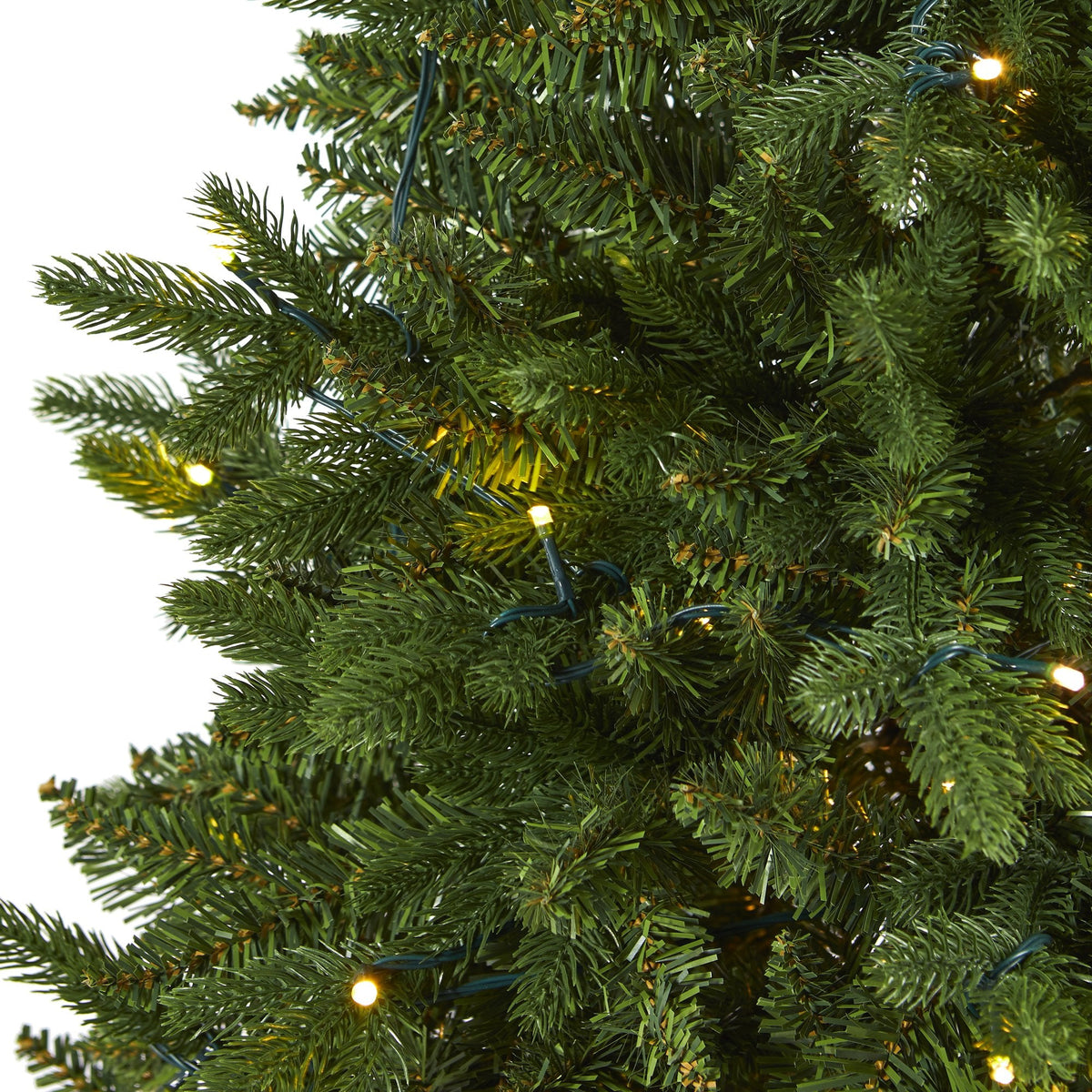 5' New Hampshire Fir artificial Christmas tree with 150 LED lights green needles Nearly Natural on Tampa Home & Garden Store