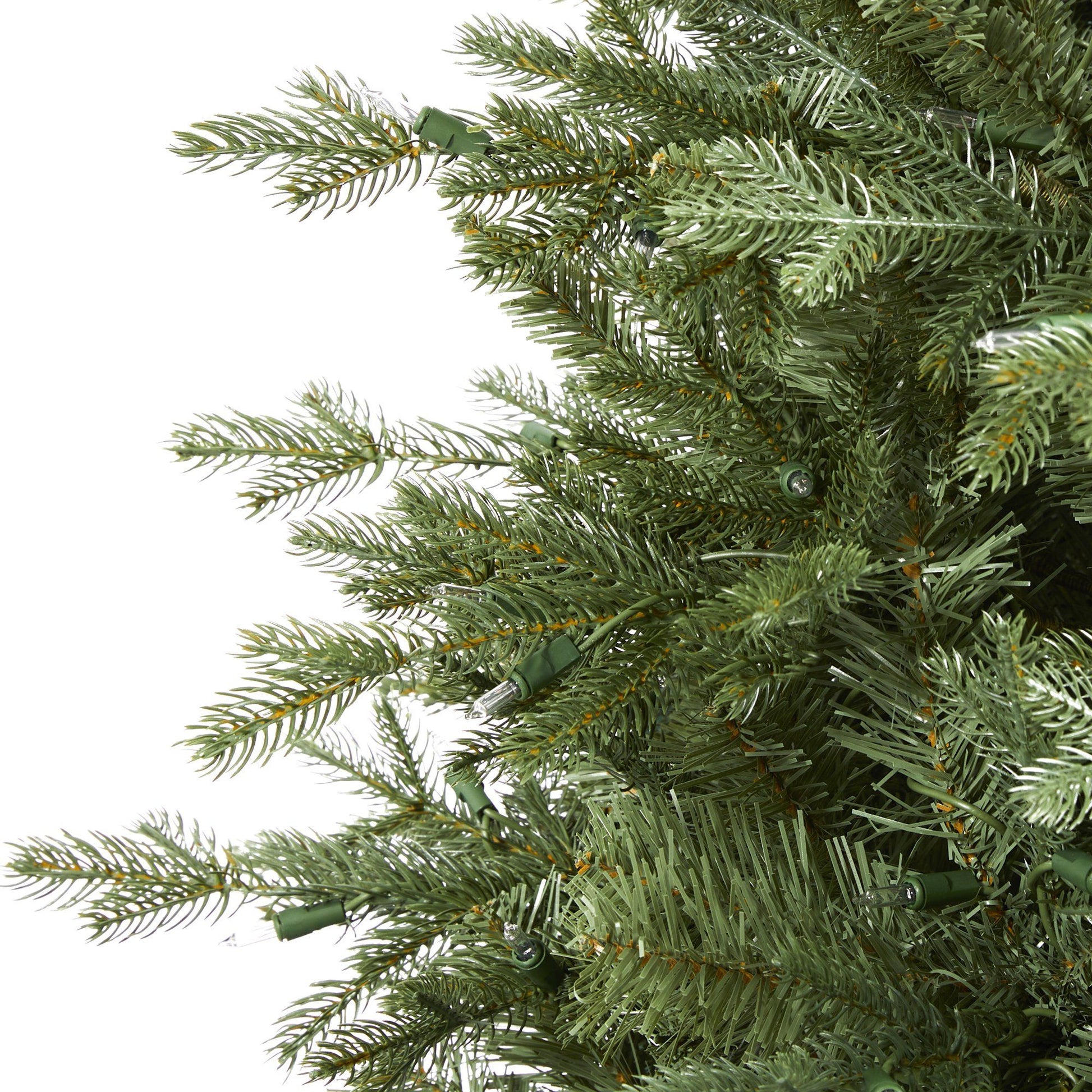 Nearly Natural 5' New Hampshire Spruce artificial Christmas tree with 300 warm white lights on Tampa Home & Garden Store