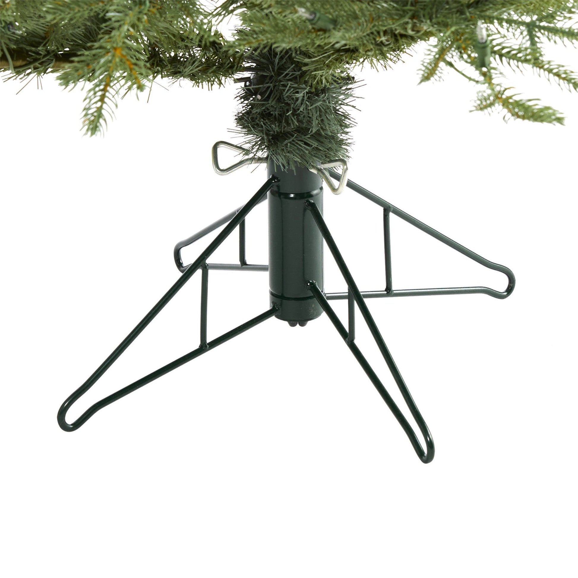 5' New Hampshire Spruce Artificial Christmas Tree by Nearly Natural, 618 bendable branches on Tampa Home & Garden Store