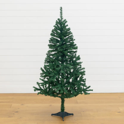 Nearly Natural 5' Northern Tip Pine artificial Christmas tree with 150 clear LED lights on Tampa Home & Garden Store