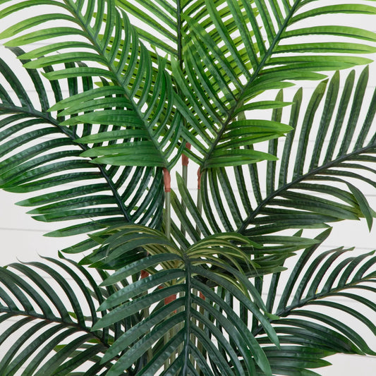 Paradise Palm Artificial Tree 5 ft tall with lush glossy green fronds Nearly Natural on Tampa Home & Garden Store
