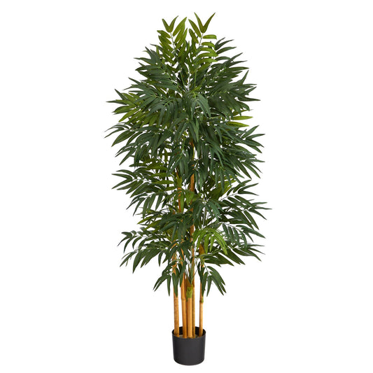 5’ Phoenix Palm Artificial tree with Natural Trunk - Tampa Home & Garden Store