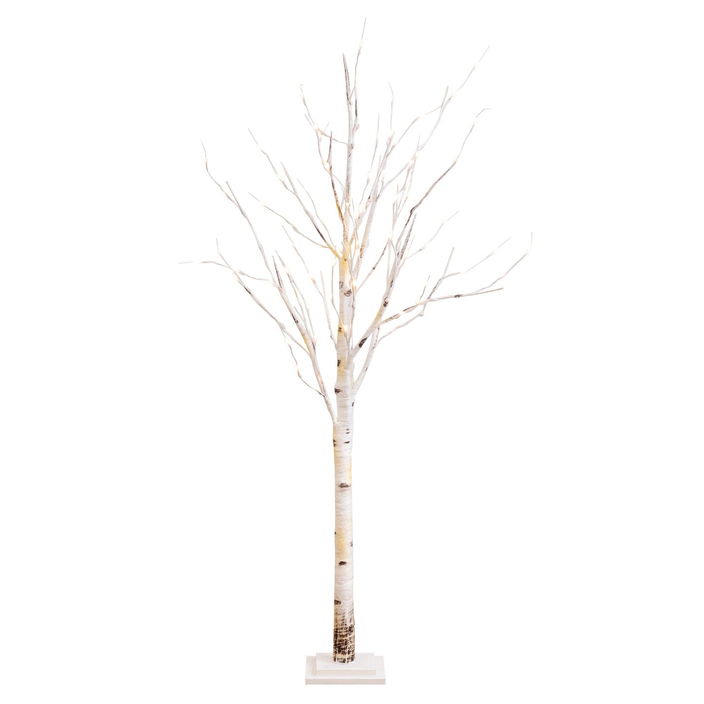 Artificial Birch Tree With A Warm Led Lights