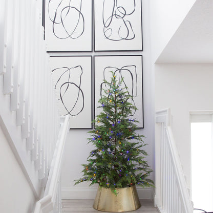 5 Ft Artificial Pine Christmas Tree and Lights