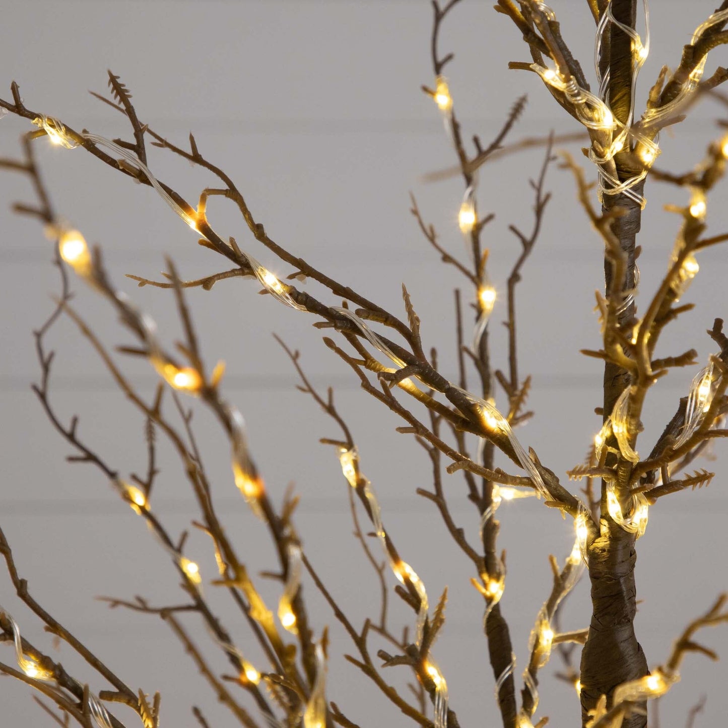 5 Ft Pre Lit Artificial Twig Tree and Warm Lights