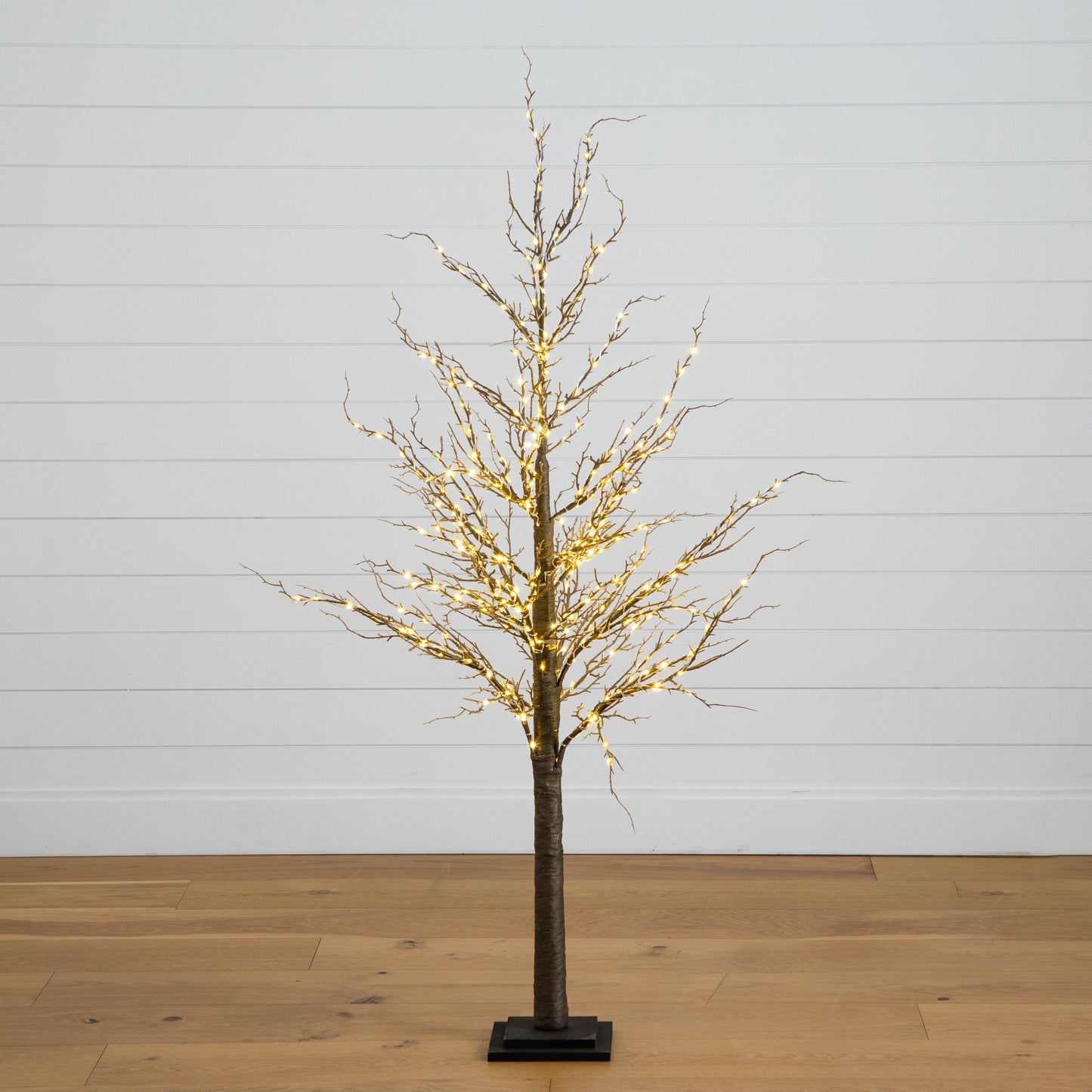 5 Ft Pre Lit Artificial Twig Tree and Warm Lights