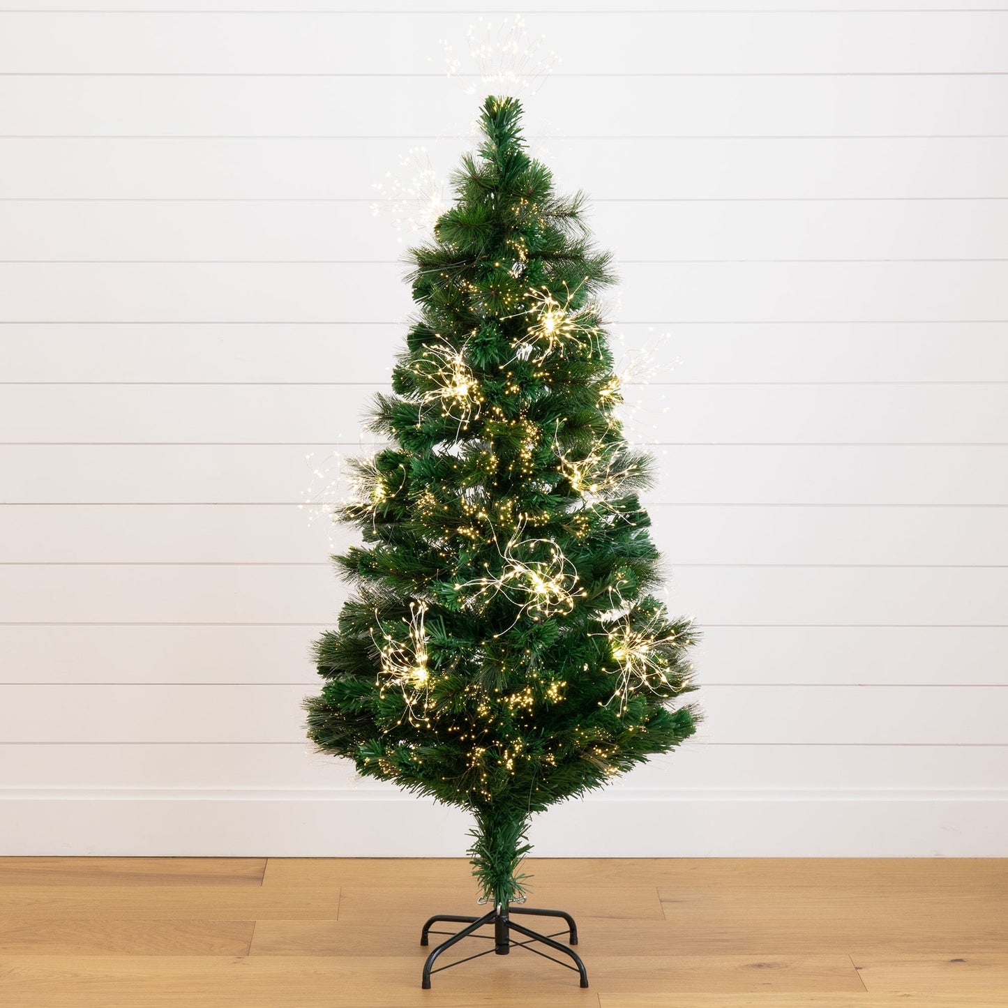 5' Pre Lit Fiber Optic Christmas Tree with Lights