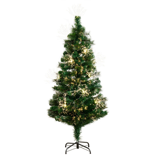 5' Pre-Lit Fiber Optic Christmas Tree by Nearly Natural with 146 warm white LED lights on Tampa Home & Garden Store