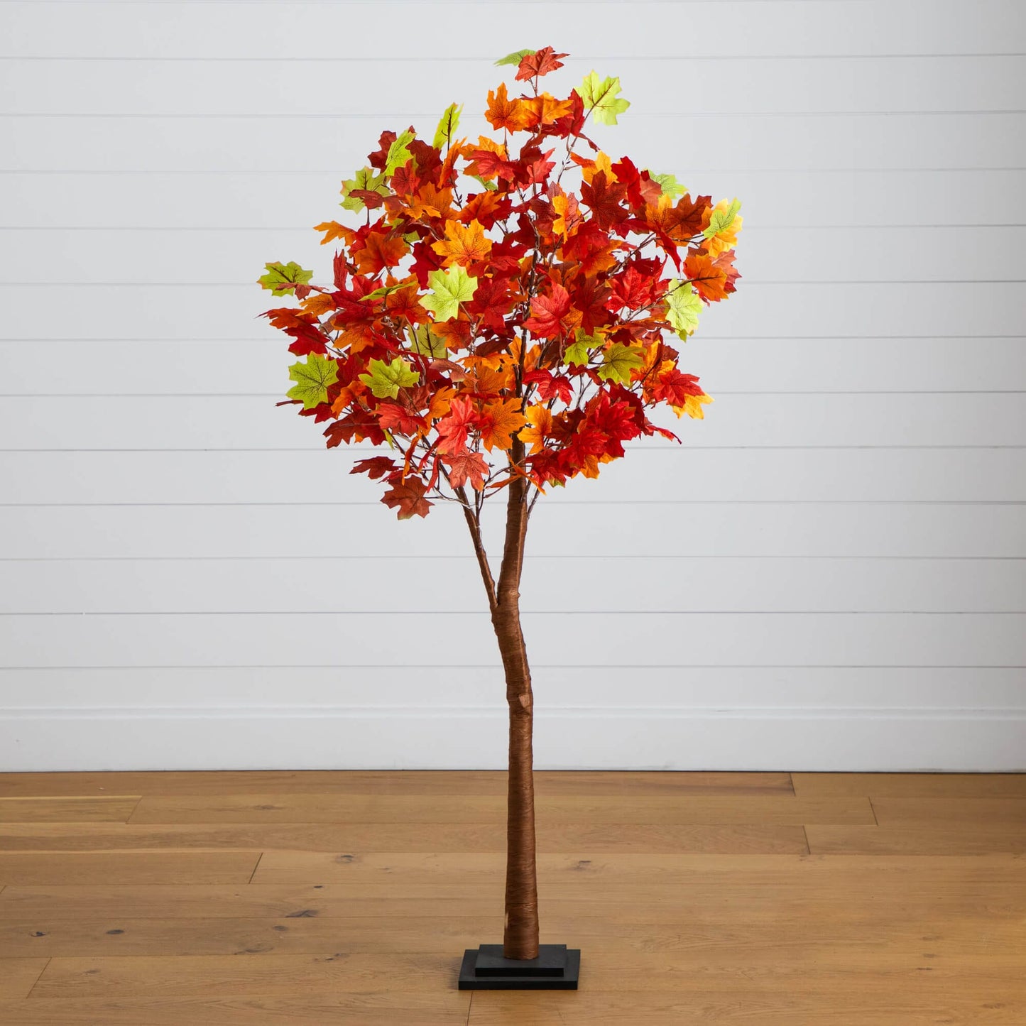 Nearly Natural 5' Pre-Lit Shades of Autumn Maple artificial tree with 270 warm white LEDs on Tampa Home & Garden Store