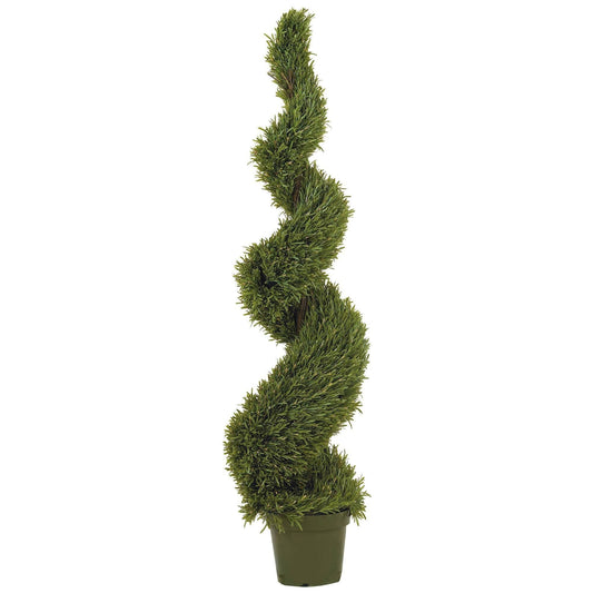 5' Rosemary Spiral Silk Tree (In-door/Out-door) - Tampa Home & Garden Store