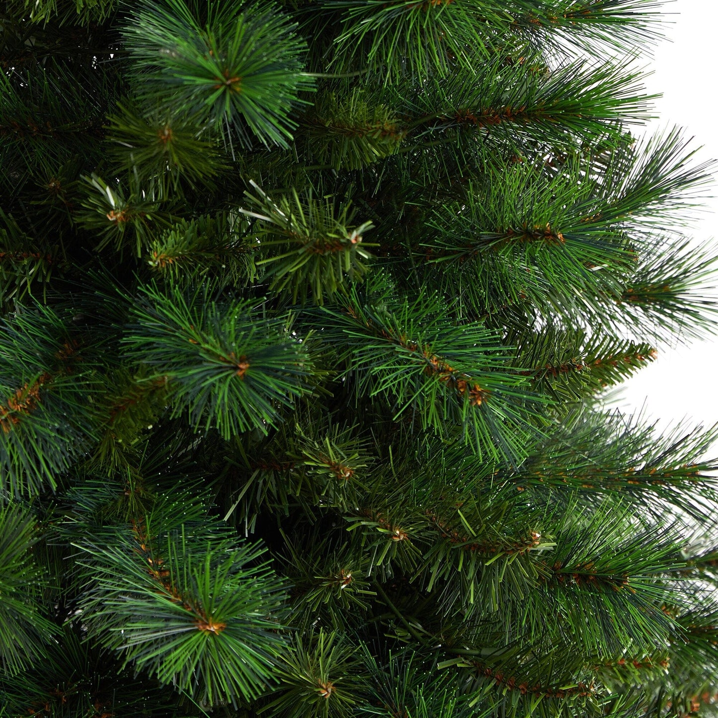 5’ Slim West Virginia Mountain Christmas Tree with 467 branches by Nearly Natural, green needles on Tampa Home & Garden Store