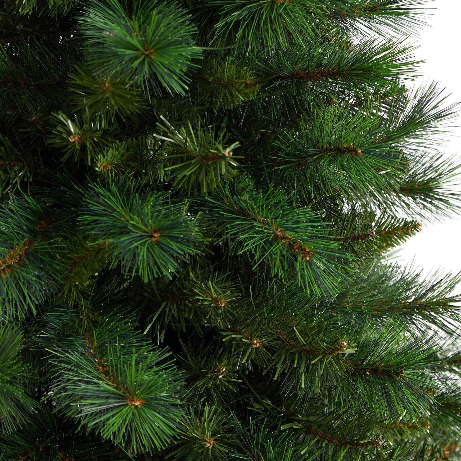 5’ Slim West Virginia Mountain Christmas Tree with 467 branches by Nearly Natural, green needles on Tampa Home & Garden Store