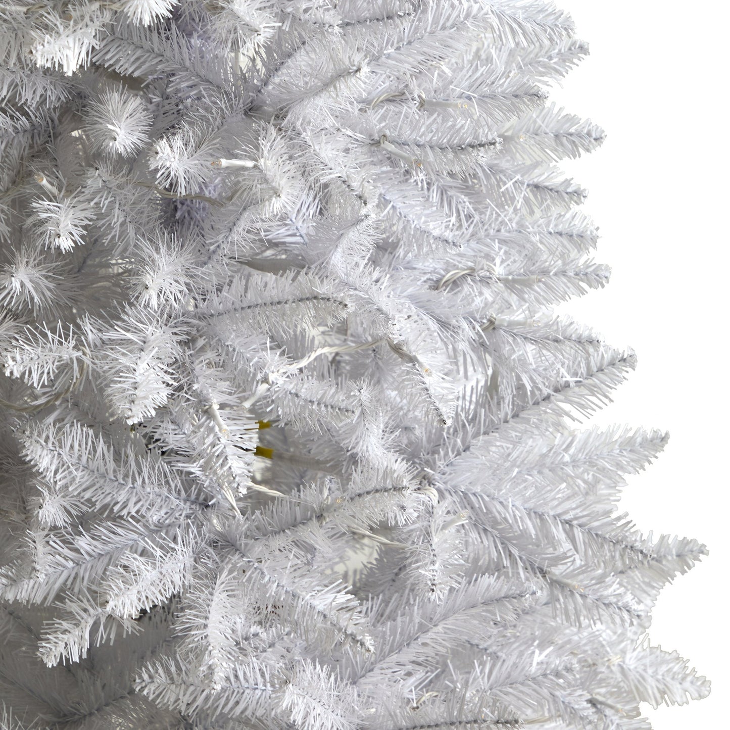 Christmas Tree slim white 5 ft artificial with 150 LEDs and bendable branches on Tampa Home & Garden Store
