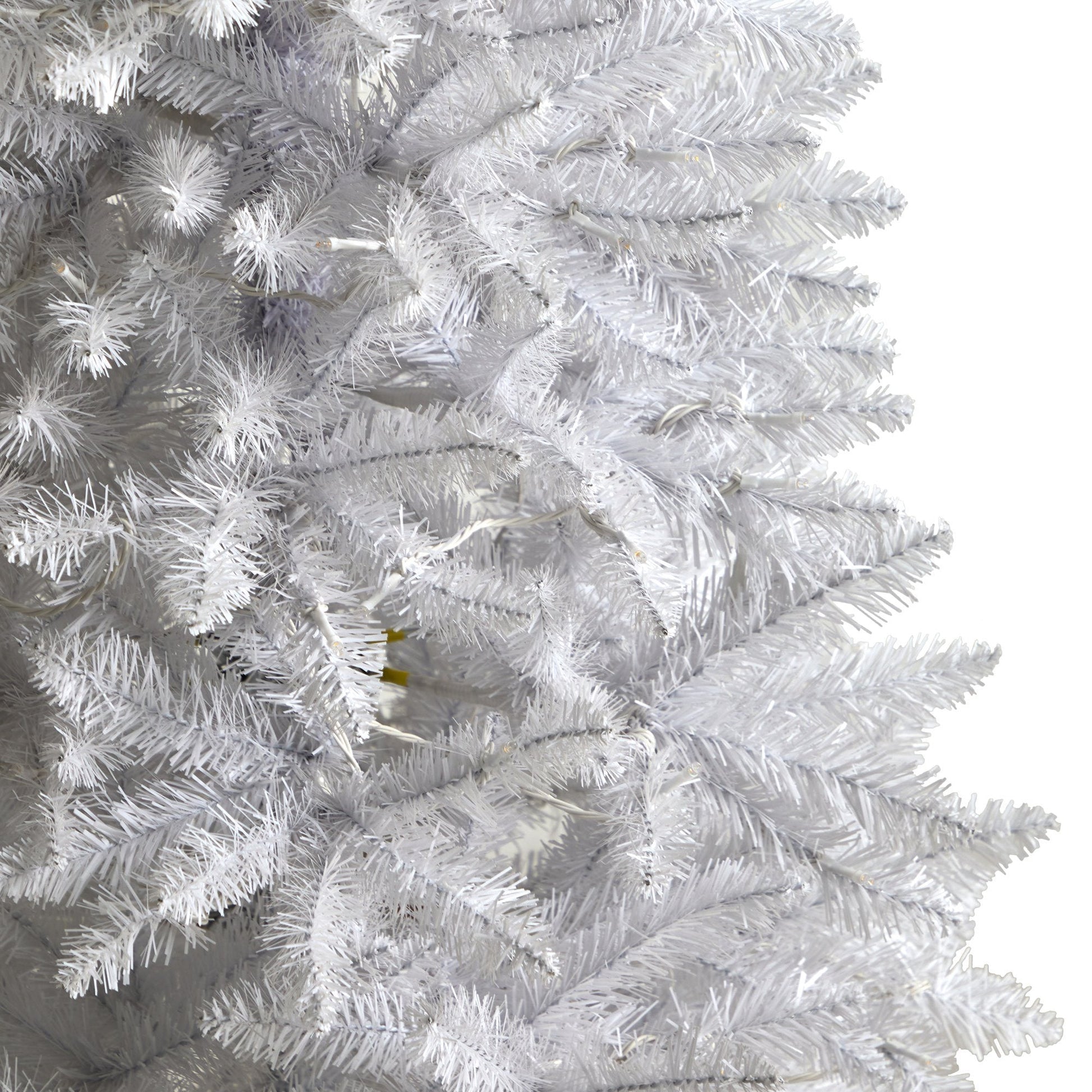Christmas Tree slim white 5 ft artificial with 150 LEDs and bendable branches on Tampa Home & Garden Store