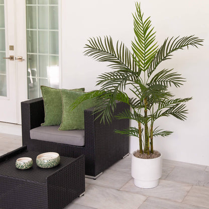 Artificial Areca Palm Tree And Outdoor Decor