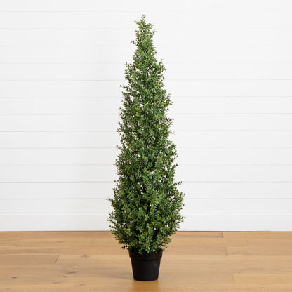 Large Artificial Boxwood Tree and Room Accent