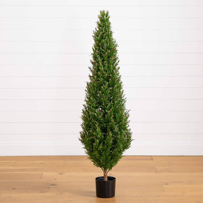 Artificial UV Resistant Rosemary Topiary For Yard