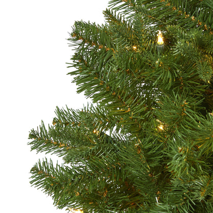 5' Vancouver Spruce artificial Christmas tree with 200 warm white lights and 461 branches on Tampa Home & Garden Store