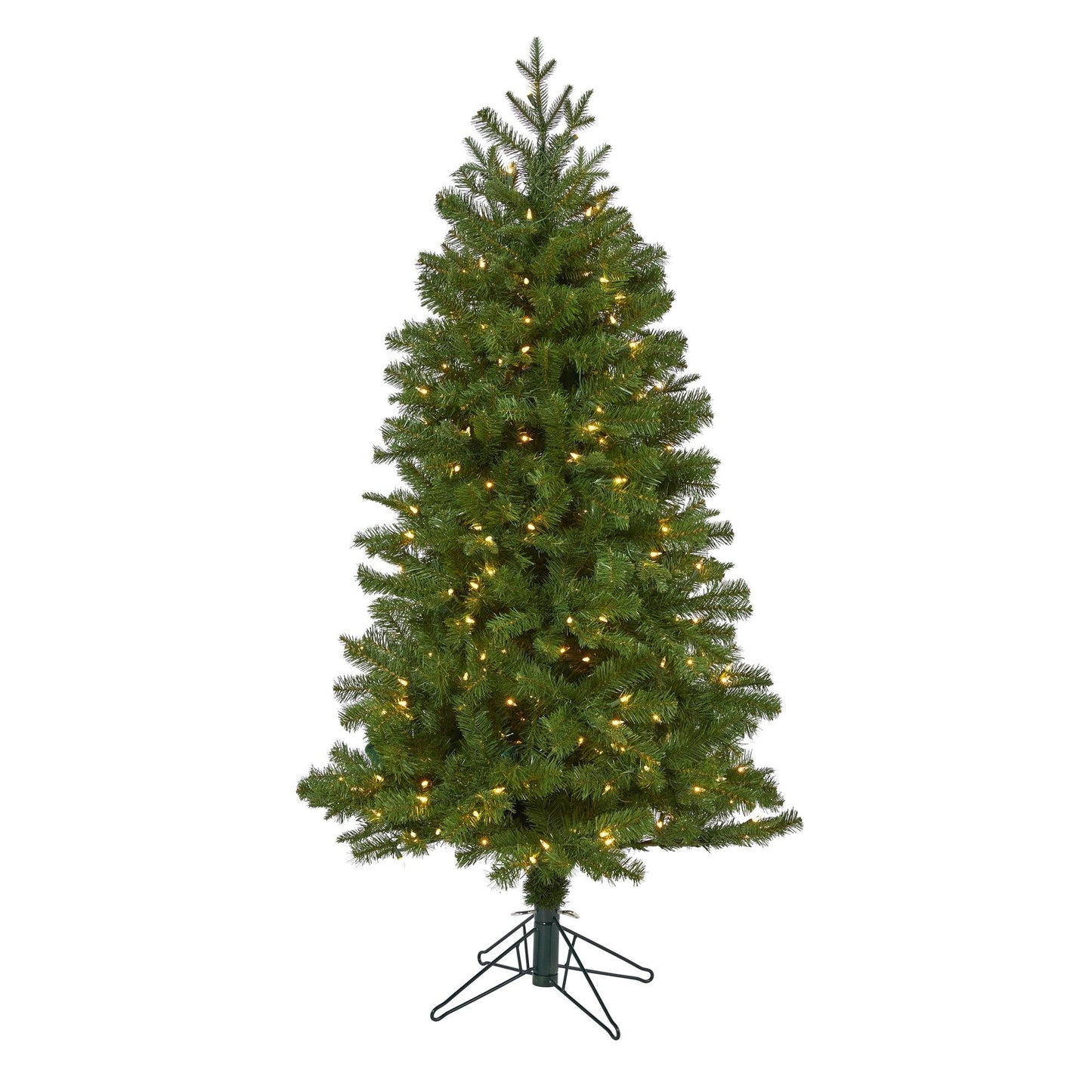 5' Vancouver Spruce artificial Christmas tree with 200 warm white lights by Nearly Natural on Tampa Home & Garden Store