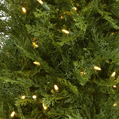 Nearly Natural 5’ Wisconsin Fir artificial Christmas Tree with 578 bendable branches on Tampa Home & Garden Store
