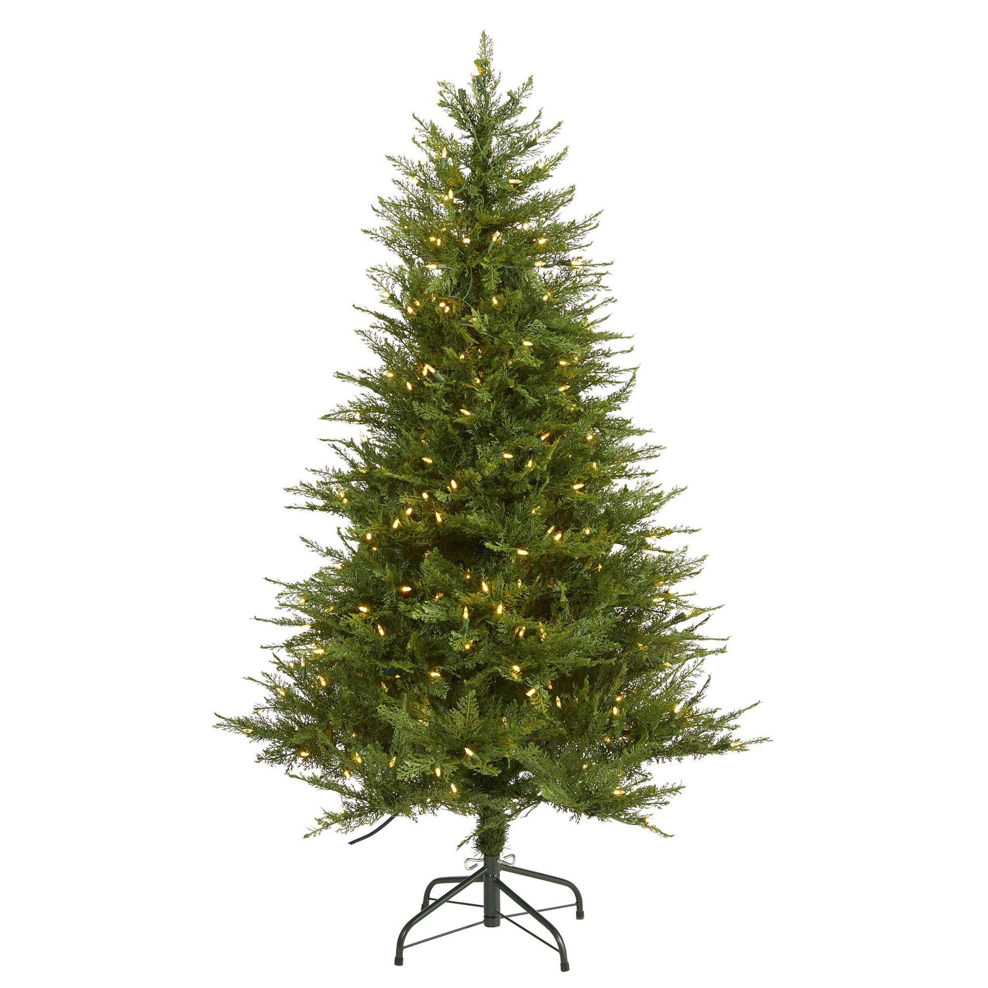 5 ft Wisconsin Fir artificial Christmas tree by Nearly Natural with 250 LEDs on Tampa Home & Garden Store