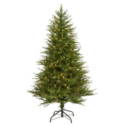 5 ft Wisconsin Fir artificial Christmas tree by Nearly Natural with 250 LEDs on Tampa Home & Garden Store