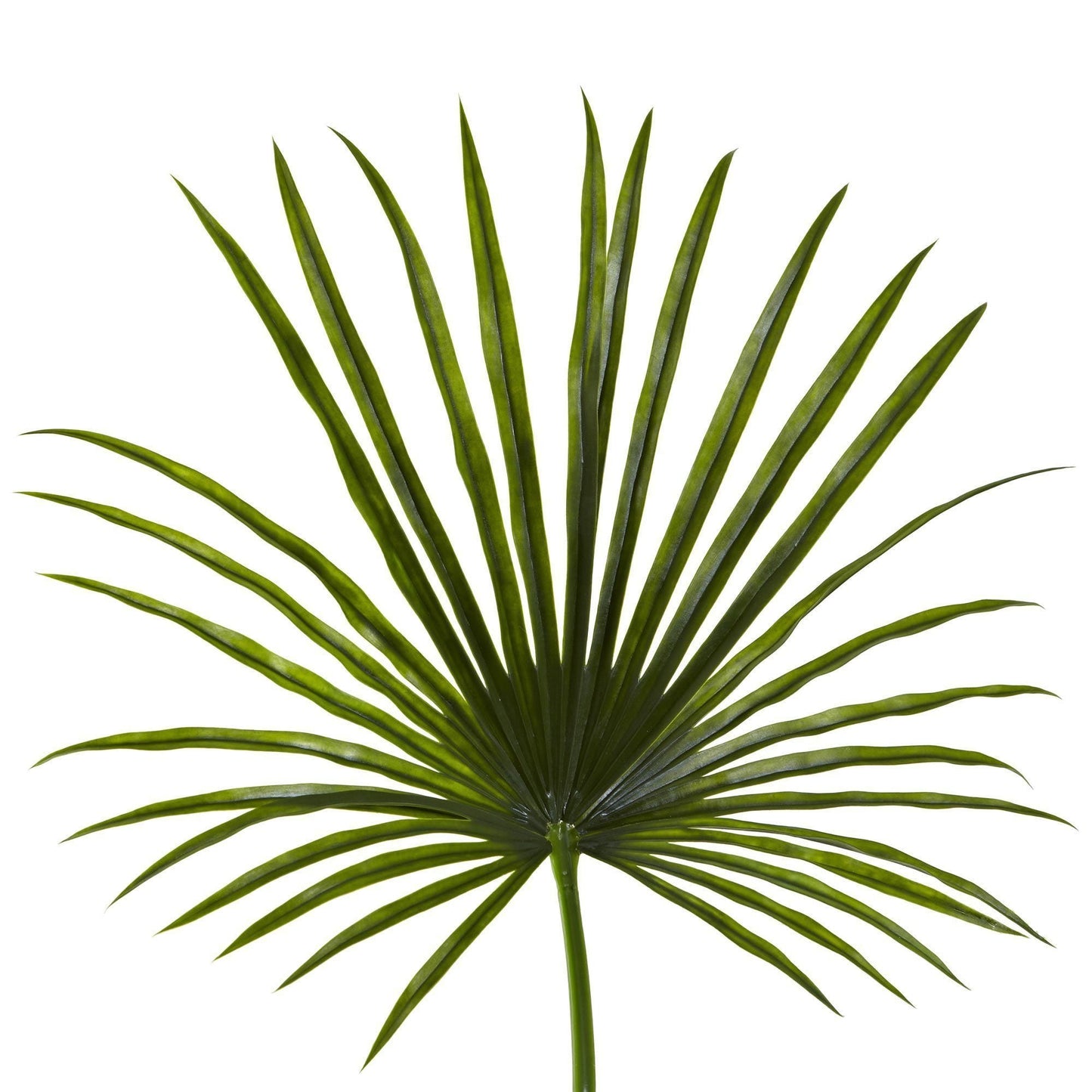 Nearly Natural 50-inch fan palm spray stems, green artificial palm fronds set of 2 on Tampa Home & Garden Store