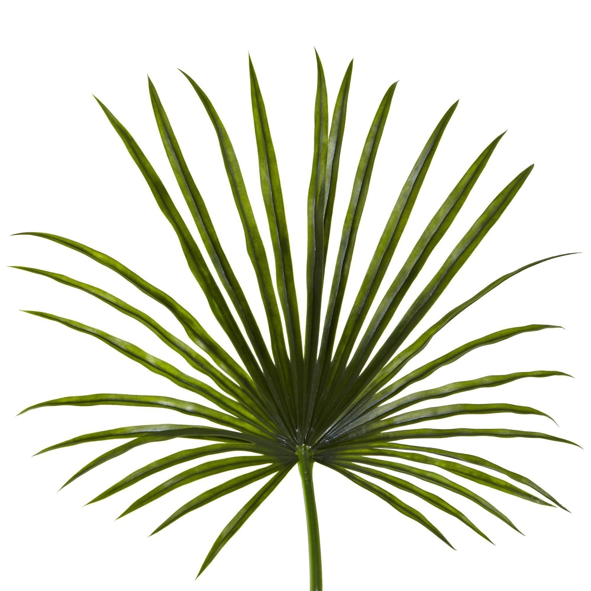 Nearly Natural 50-inch fan palm spray stems, green artificial palm fronds set of 2 on Tampa Home & Garden Store