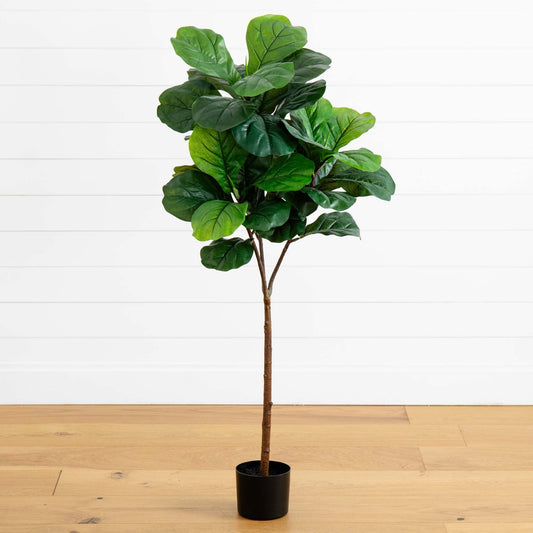54” Fiddle Leaf Artificial Tree (Real Touch) - Tampa Home & Garden Store
