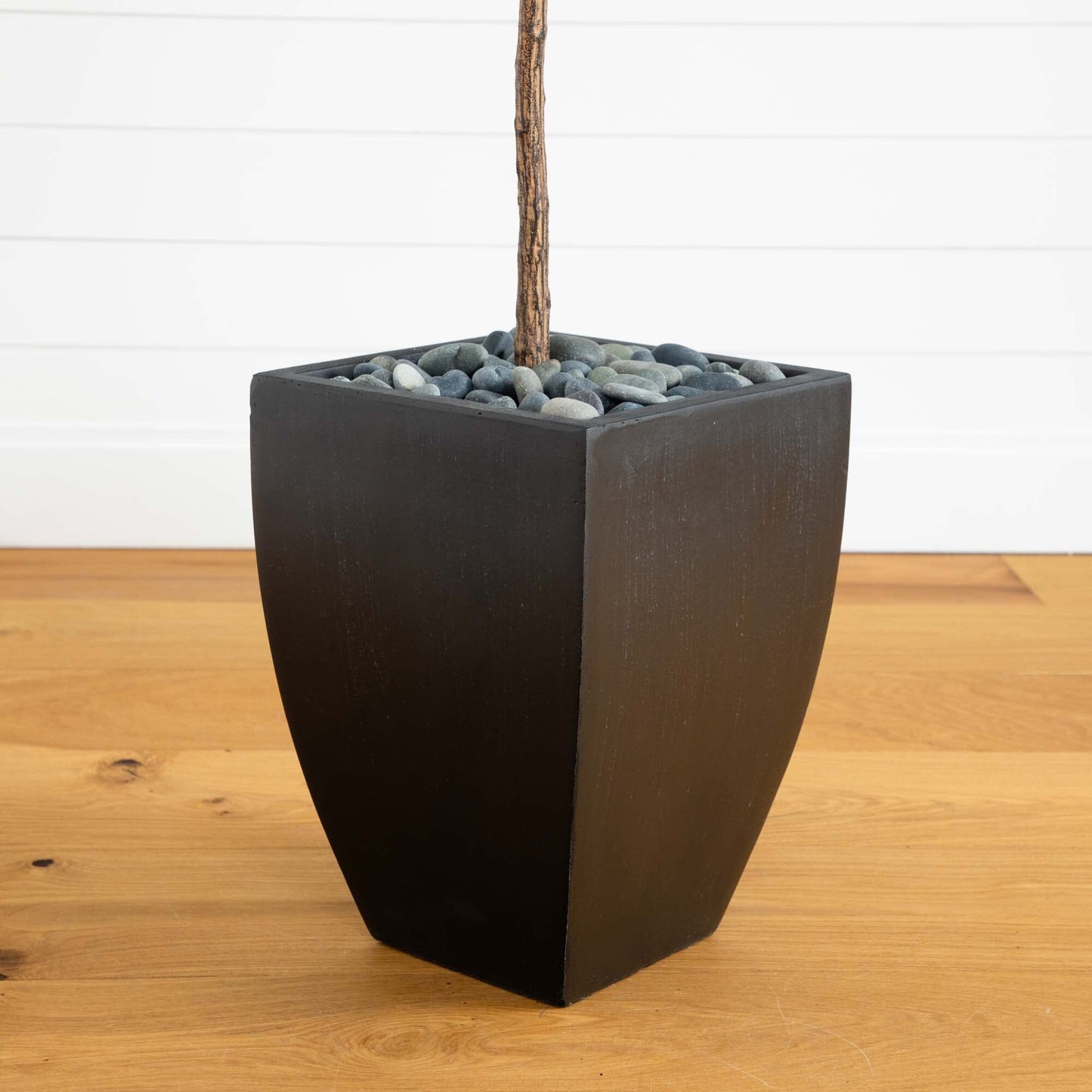 Ficus Lyrata Artificial de 1.67m en Maceta Negra (Tacto Real)